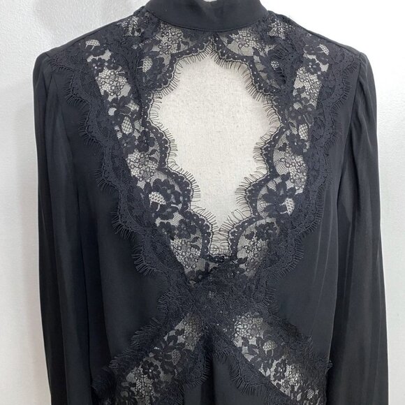 Cami NYC Black Lace Blouse - Picture 6 of 11